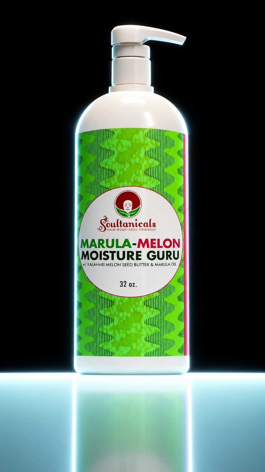 AI product shot of Marula-Melon Moisture Guru- SALON SIZE (Ships by 6/26)
