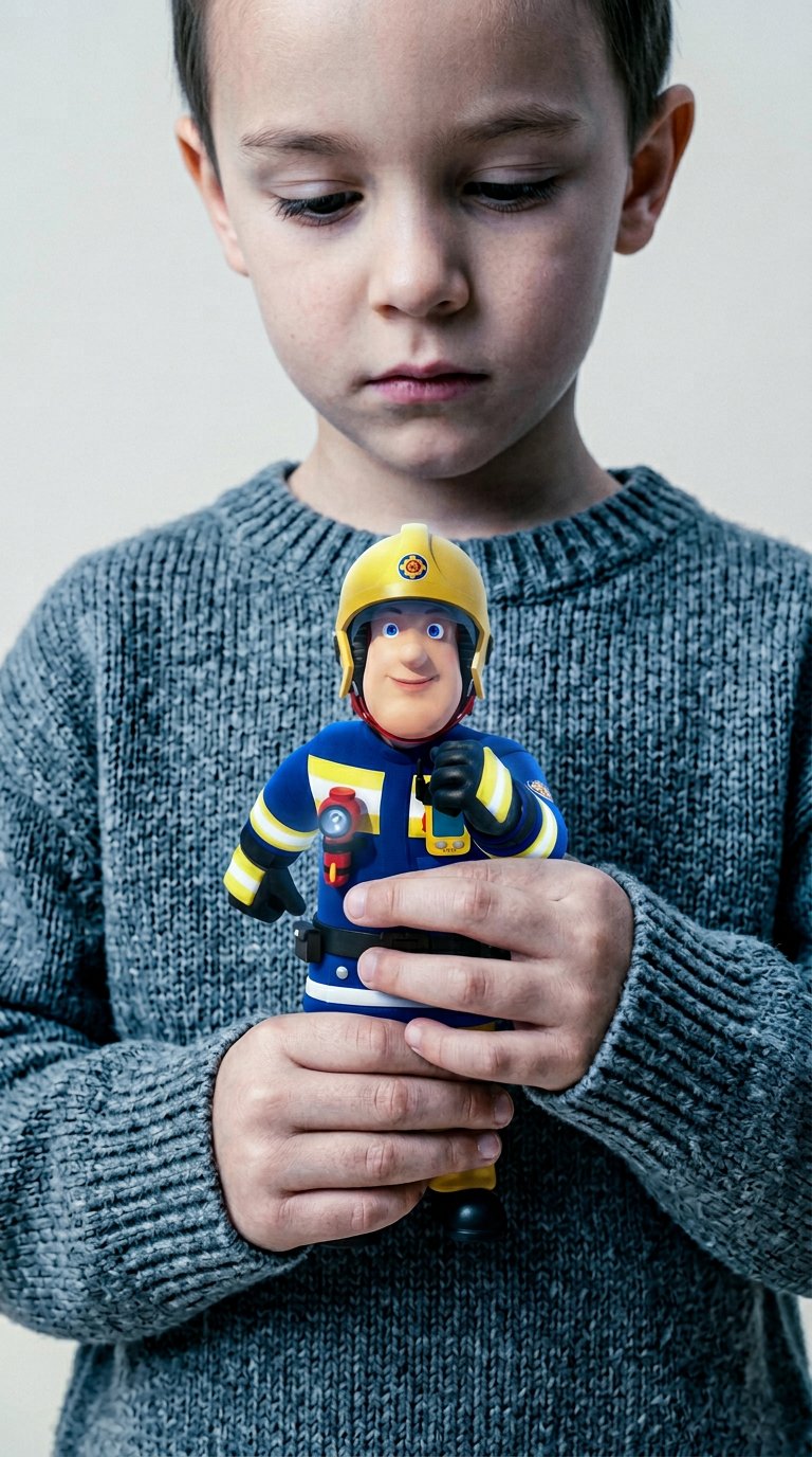 AI product shot of Feuerwehrmann Sam