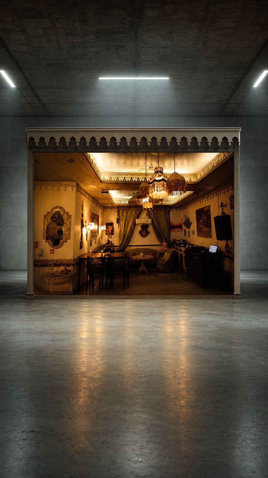 AI product shot of Hamlet's resto-cafe