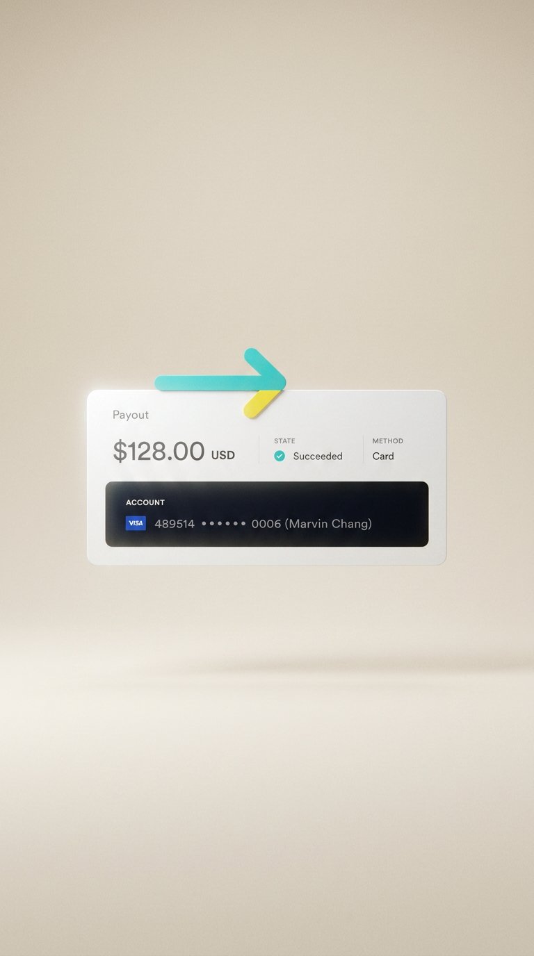 AI product shot of Instant Digital Payouts for Businesses