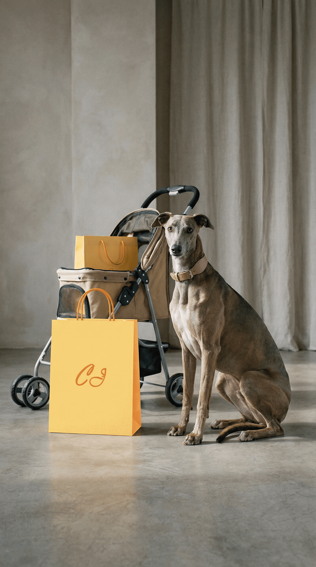 AI product shot of Pet Stroller, 4 Wheels Dog Stroller Rotate With Brakes, 29.9 Kg Weight Capacity, Puppy Stroller With Detachable Carrier, Storage Basket And Pet Pad, For Small To Medium Sized Dogs, Black