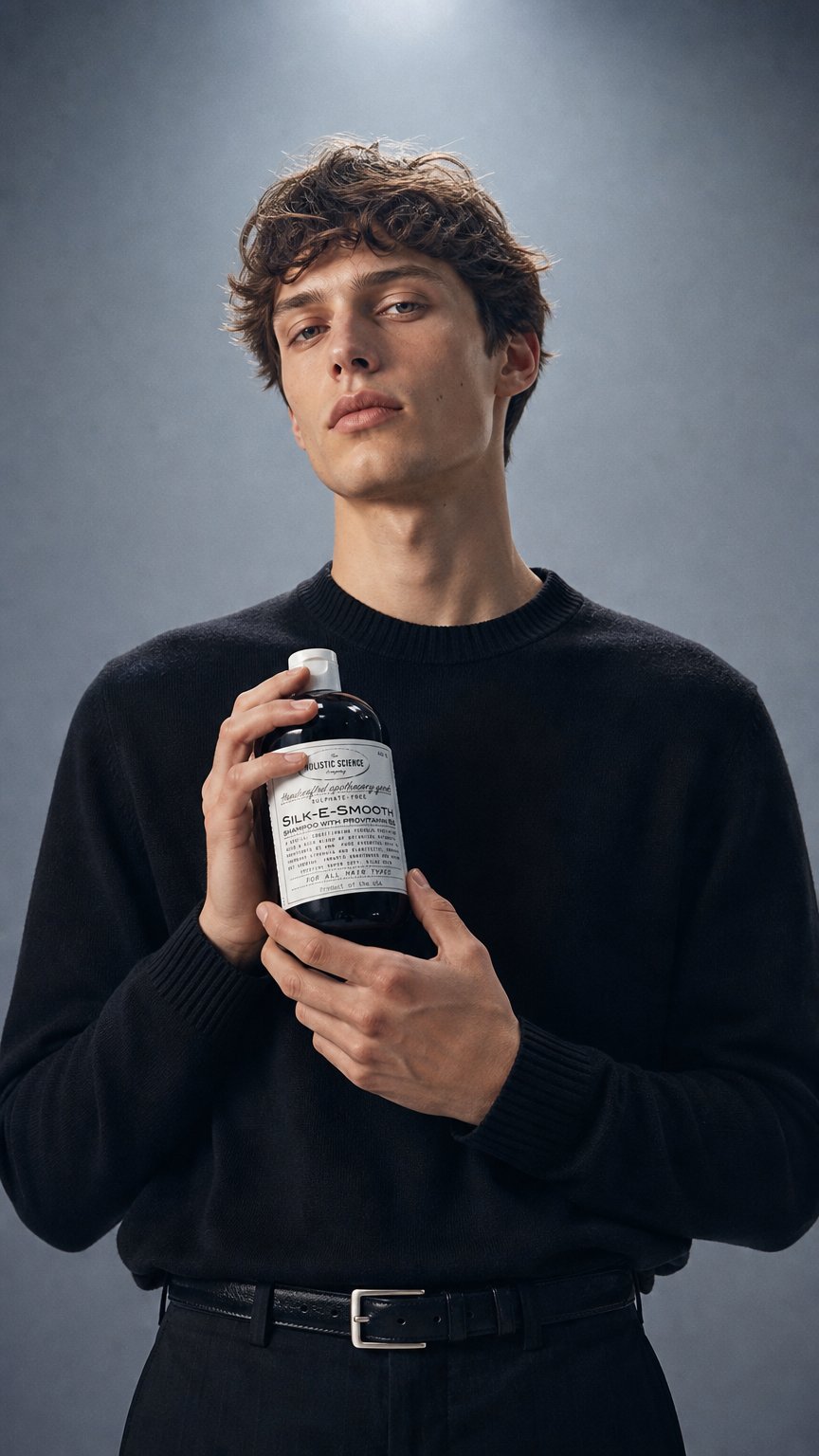 AI product shot of Silk-E-Smooth Shampoo, 16oz