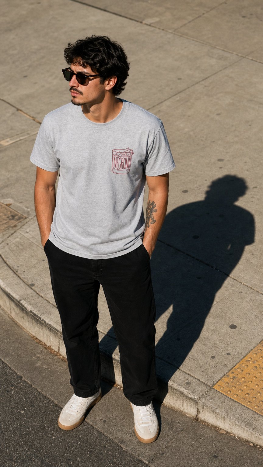 AI product shot of Negroni tee