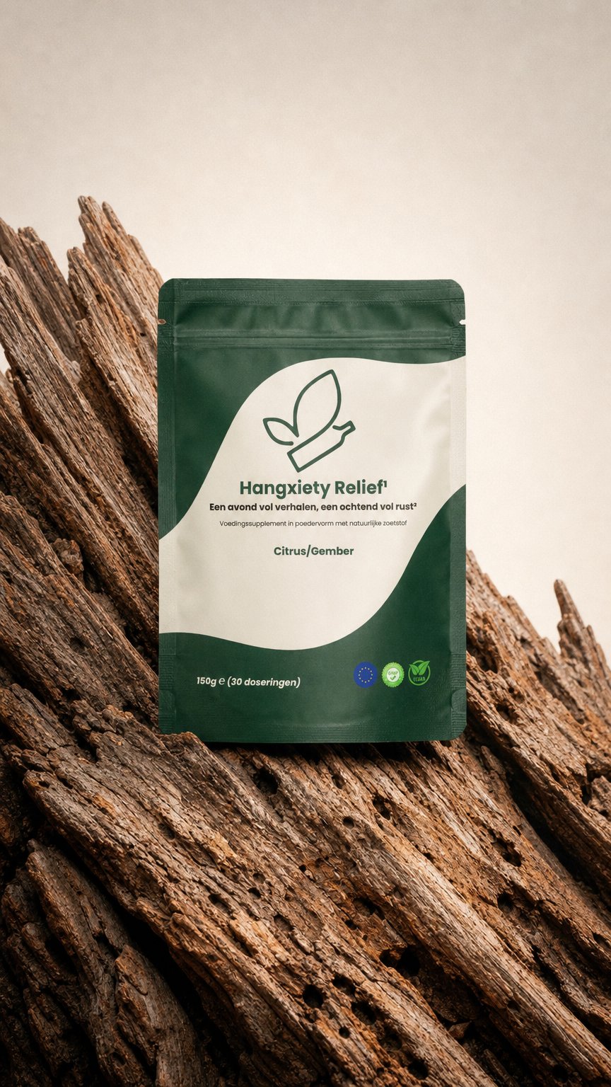 AI product shot of Hangxiety Relief