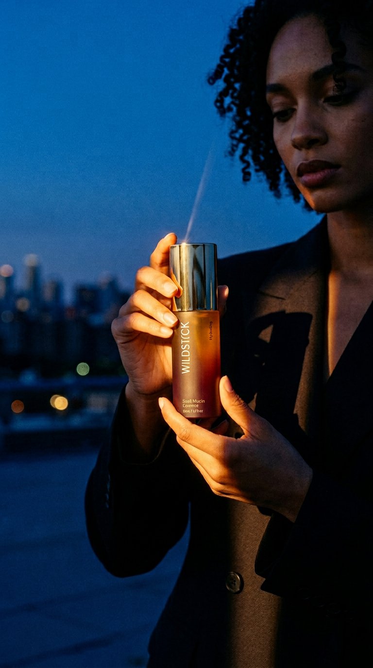 AI product shot of Snail Mucin Essence