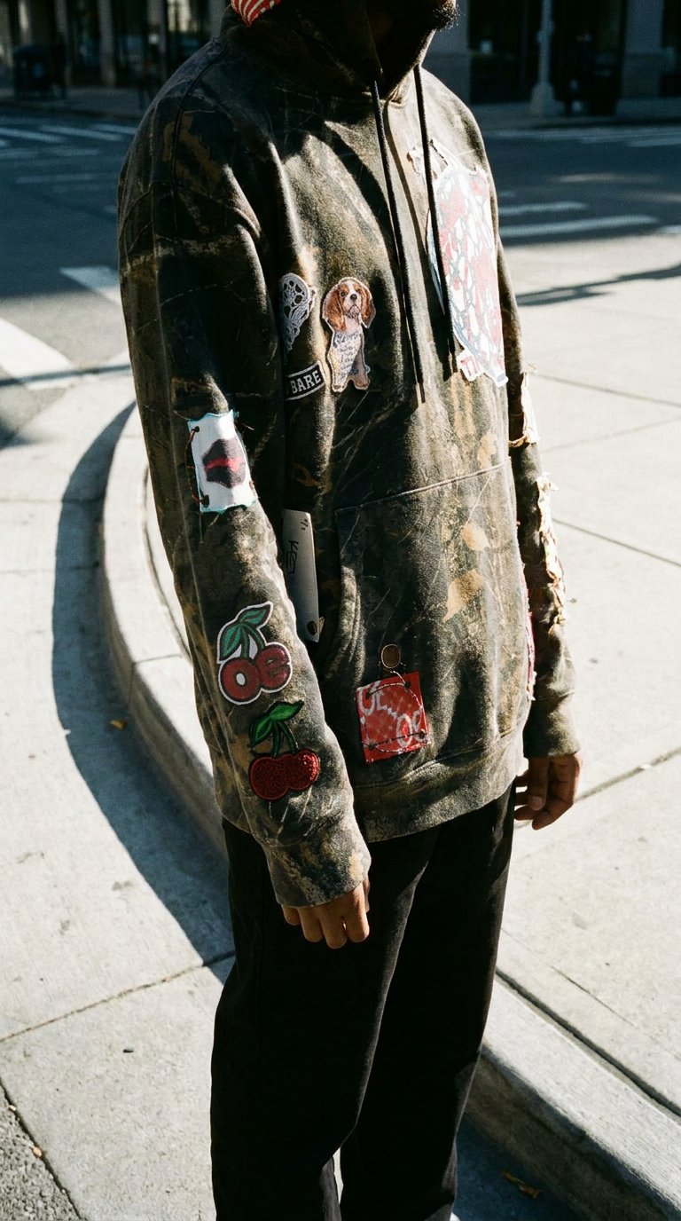 AI product shot of GRIM REAPER HOODIE