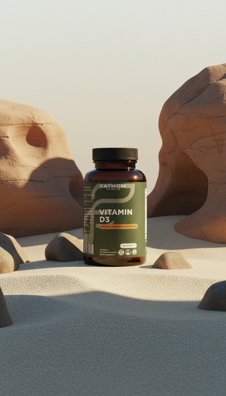 AI product shot of D3 + K2