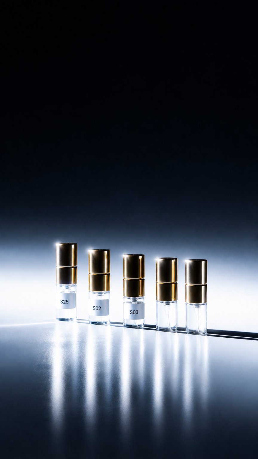 AI product shot of Sample Kit - 5 2 ML Testers (Copy)