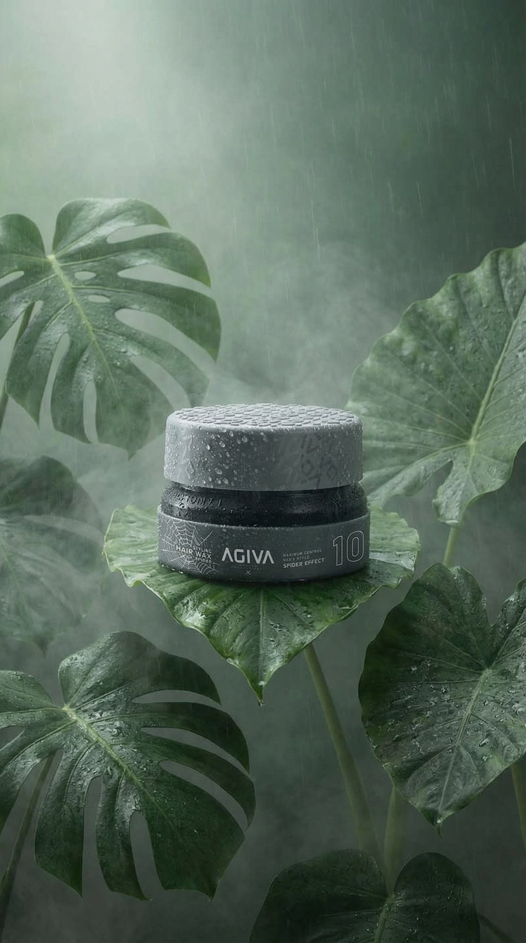 AI product shot of Agiva Styling Hair Wax Spider 10 Spider Effect 155ml