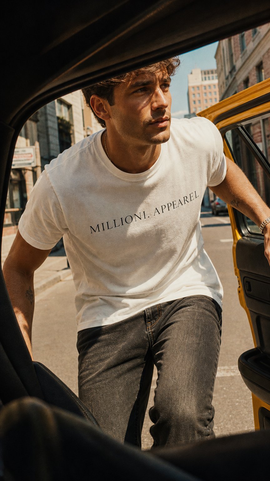 AI product shot of Millioni Tee