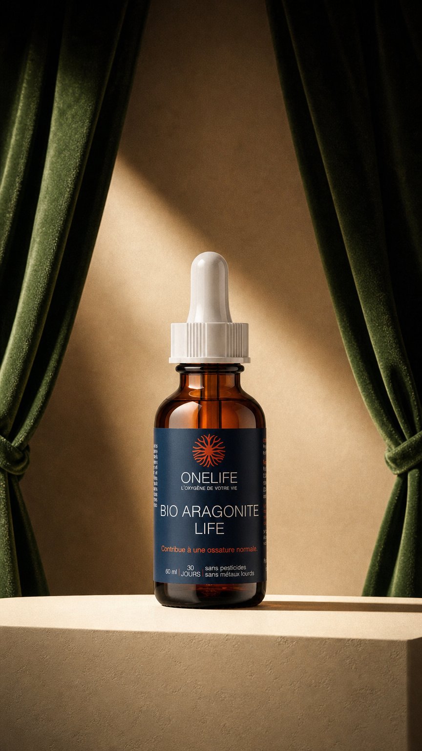 AI product shot of BIO ARAGONITE LIFE