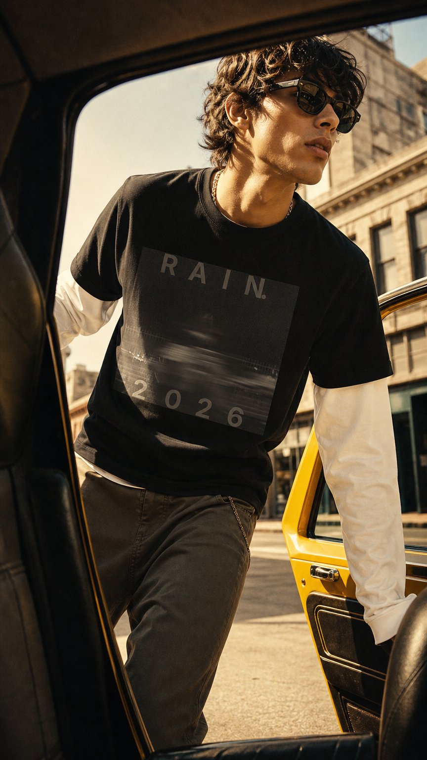 AI product shot of THE WORLD NEEDS YOU LONG SLEEVE TEE