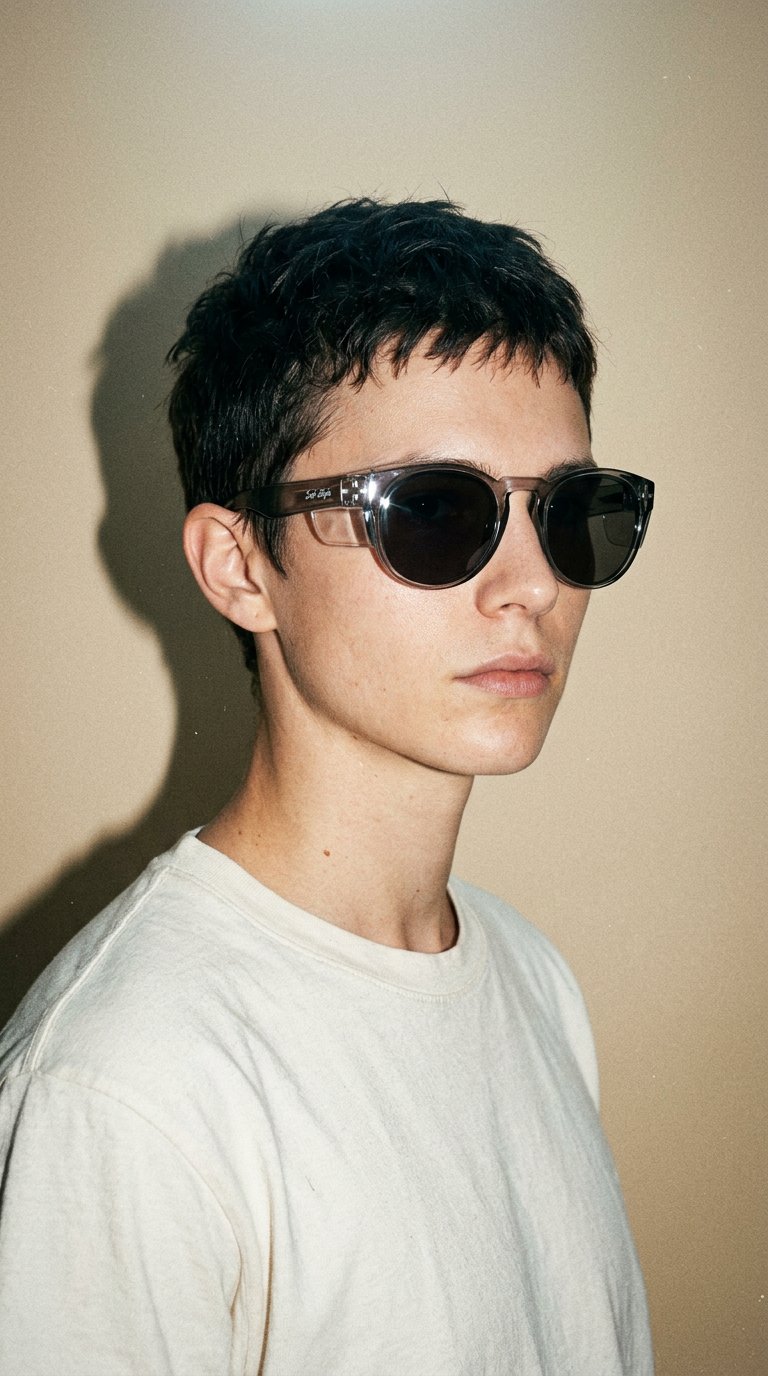 AI product shot of Cruisers Graphite Frame Tinted Lens Safety Glasses