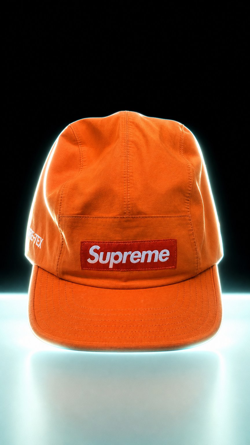AI product shot of Supreme Gore-Tex Camp Hat