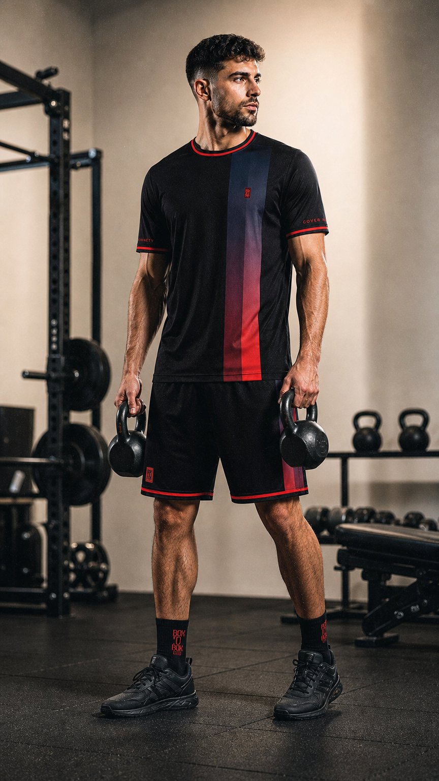 AI product shot of Stealth Black - Full Training Kit