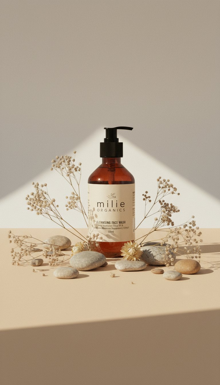 AI product shot of Cleansing Face Wash