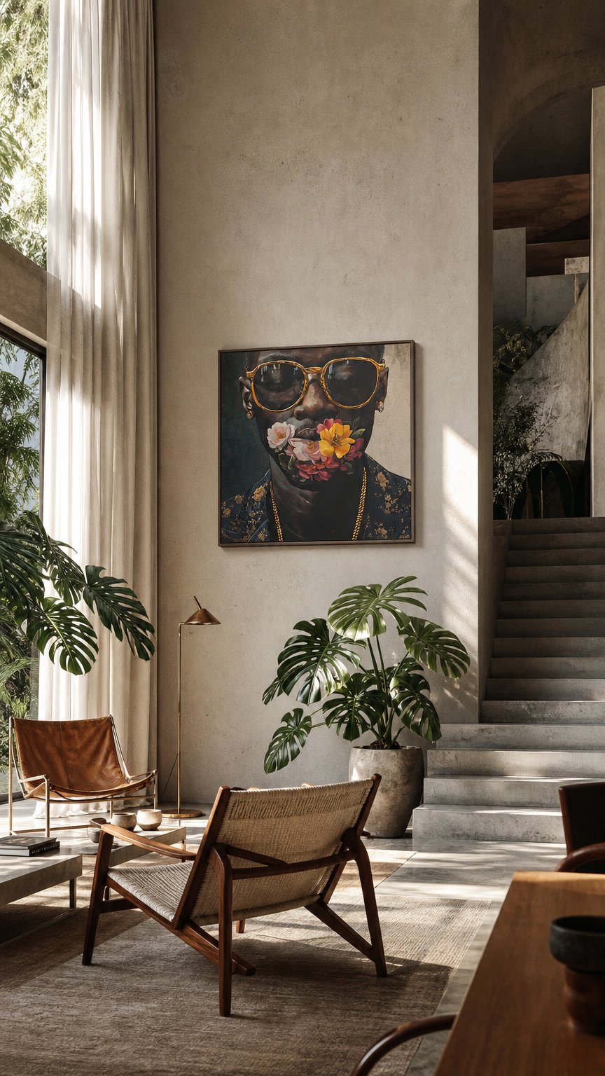 AI product shot of Speak No Evil – 24x36 Canvas