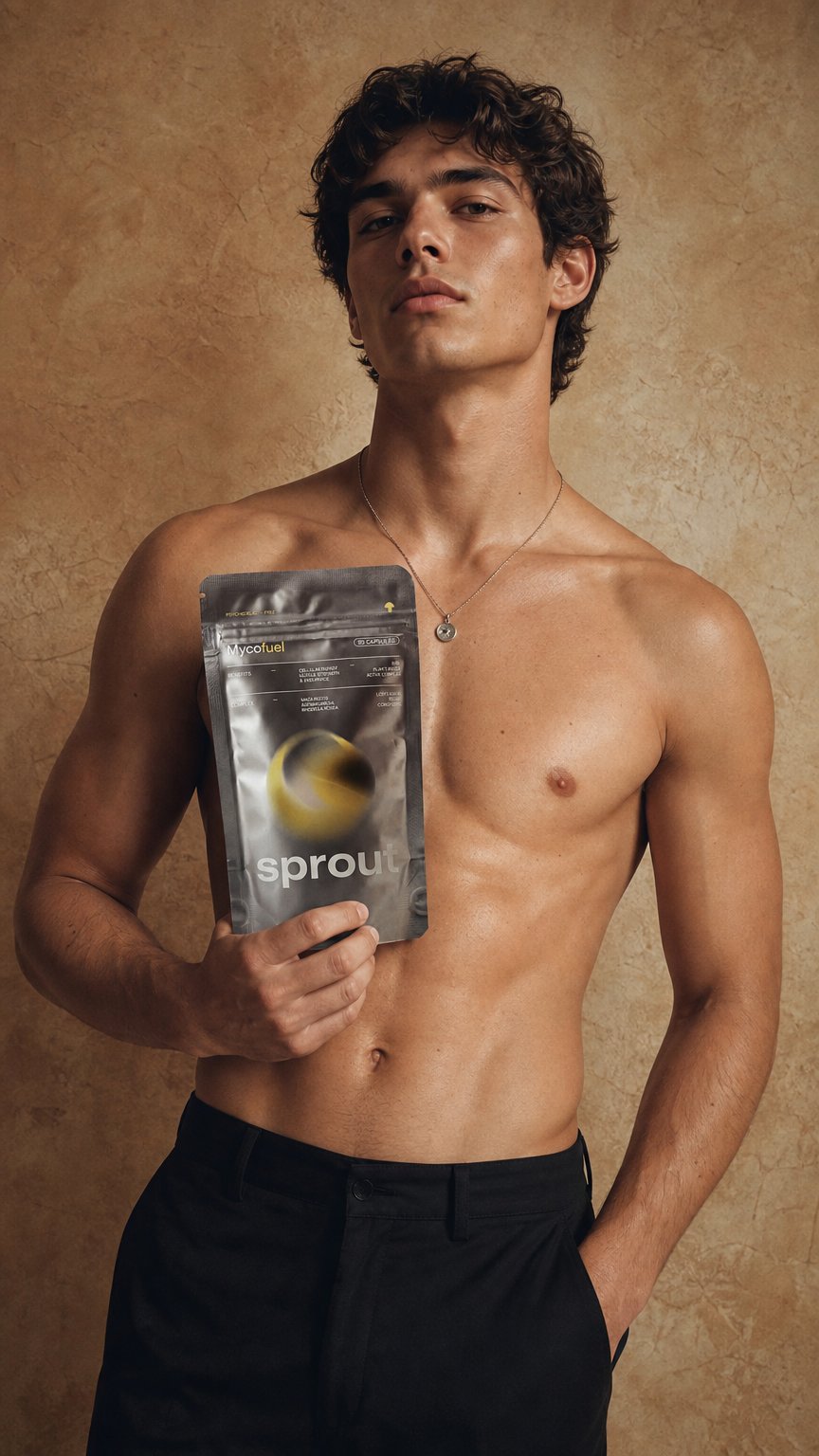 AI product shot of Mycofuel