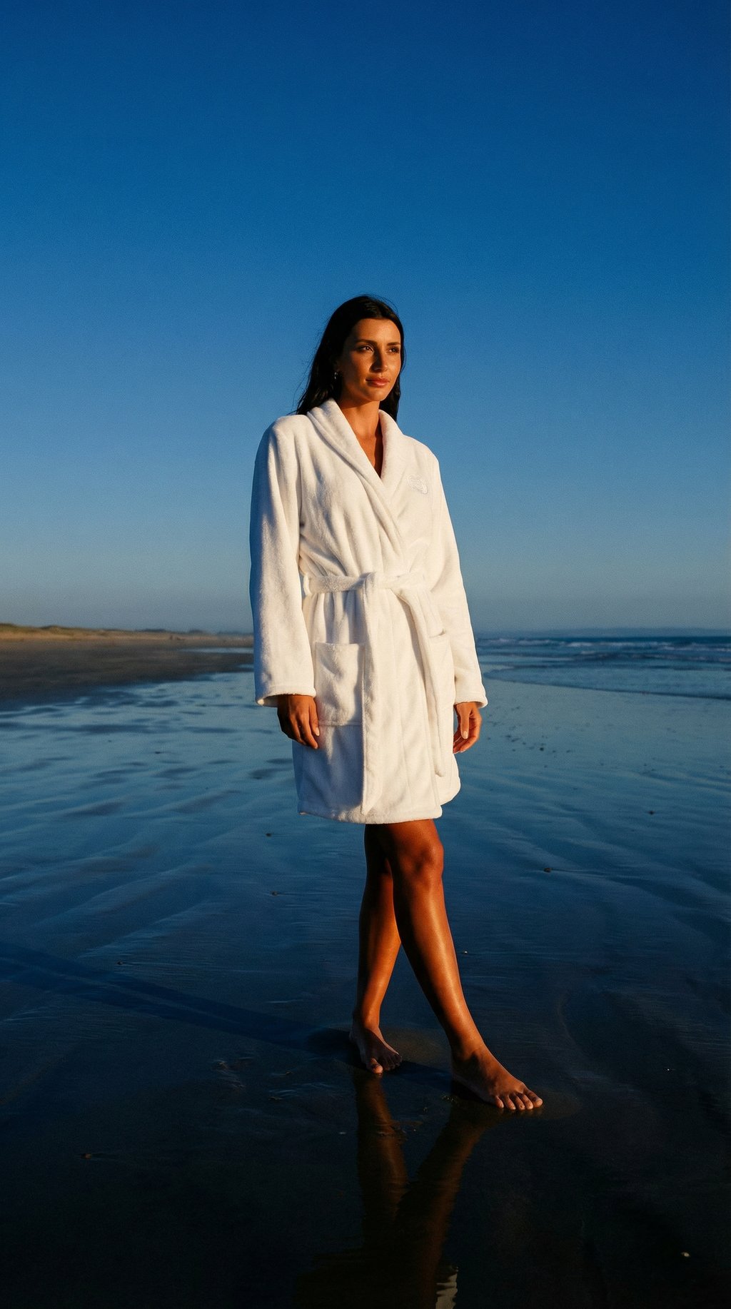 AI product shot of Dreamday Plush Robe