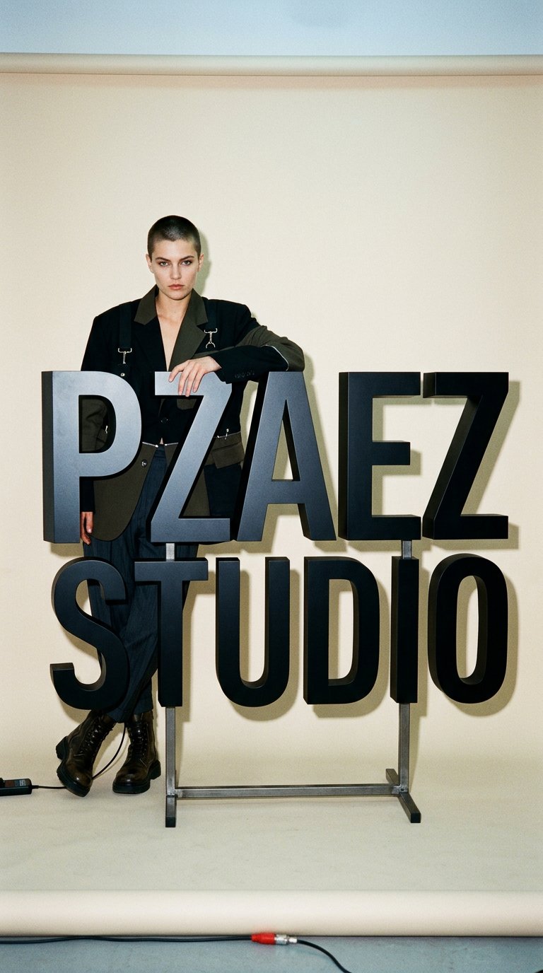 AI product shot of PZAEZ STUDIO