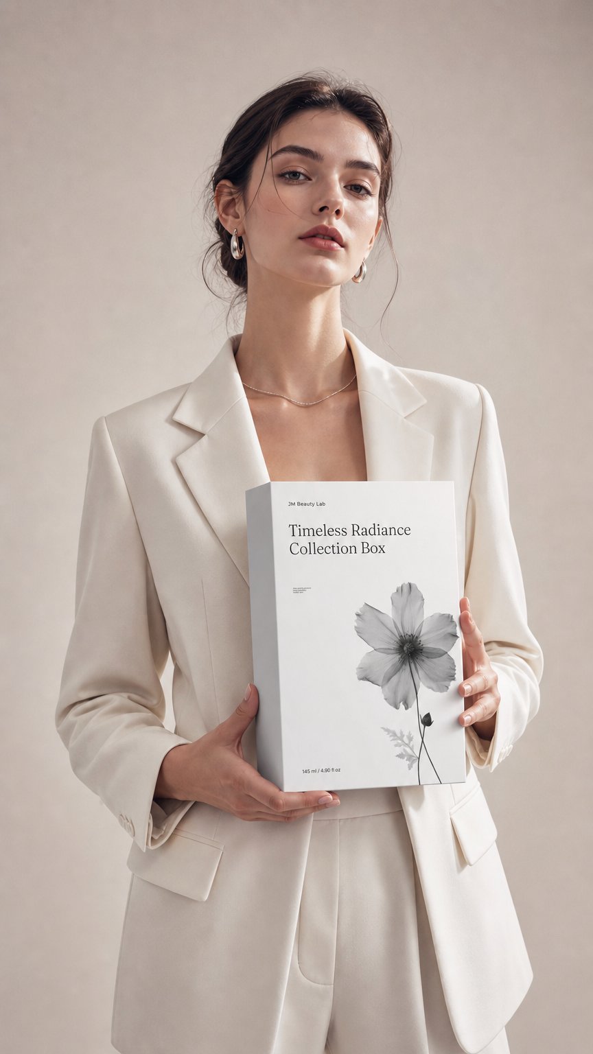 AI product shot of Timeless Radiance Collection Box