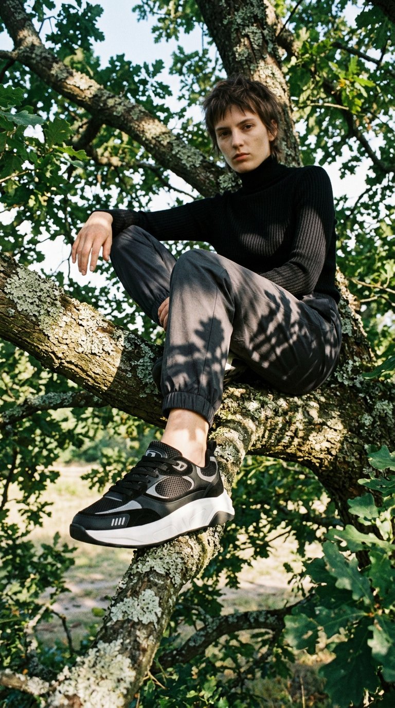 AI product shot of Flow Runner in Black