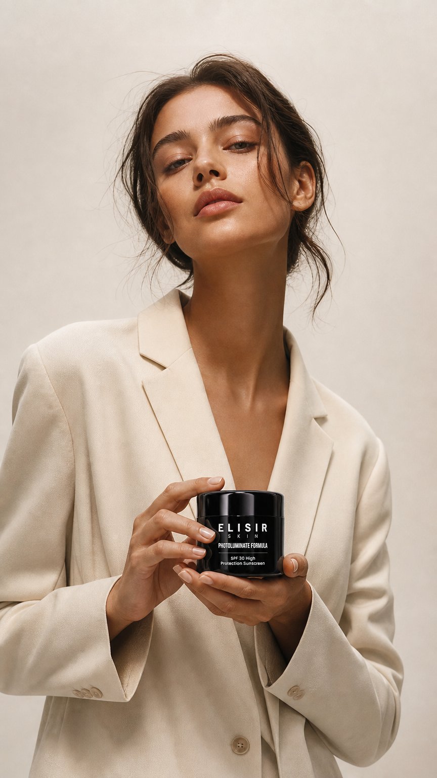 AI product shot of Photoluminate Formula Day Cream