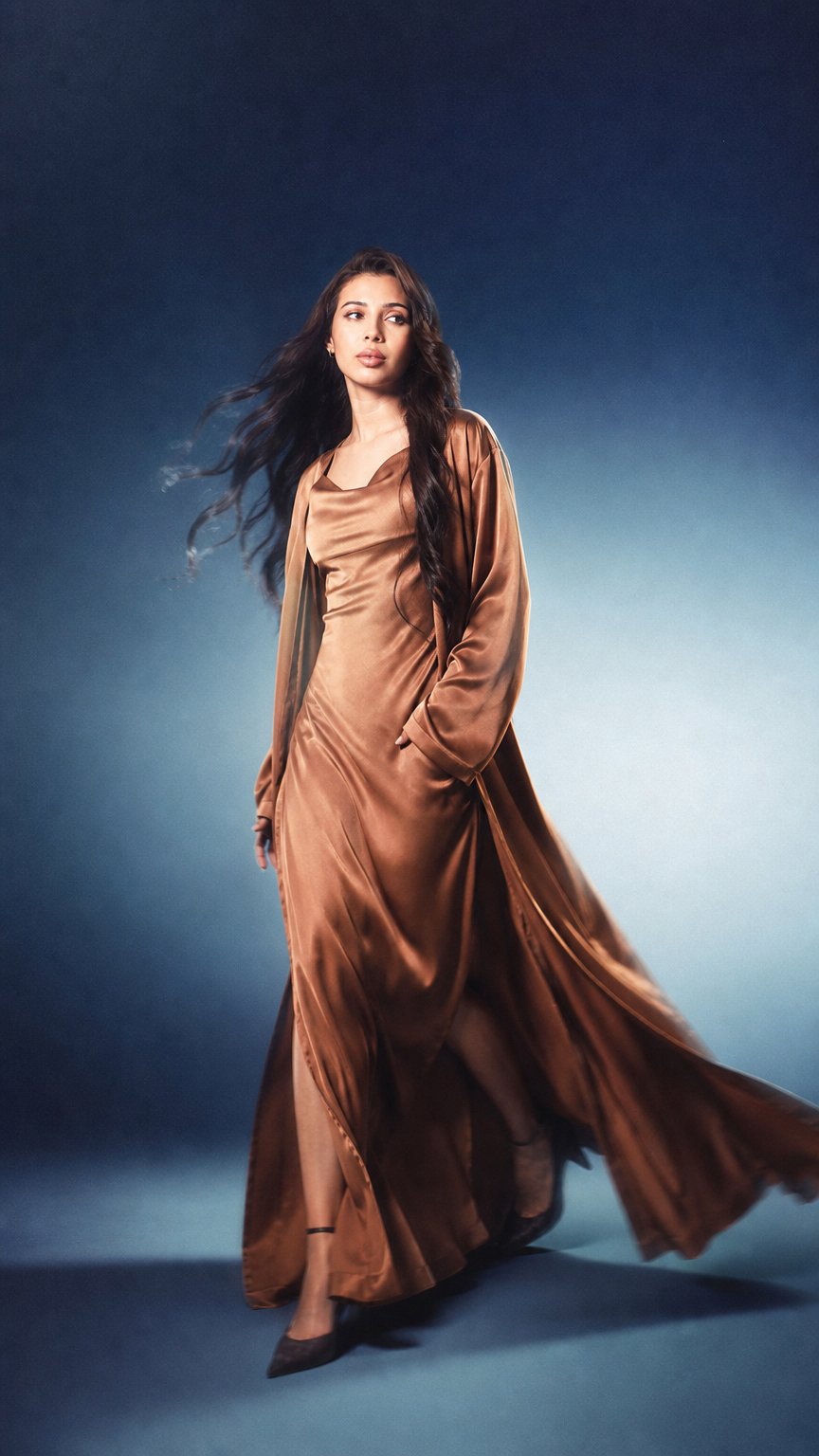 AI product shot of Anissa | Signature Abaya Set