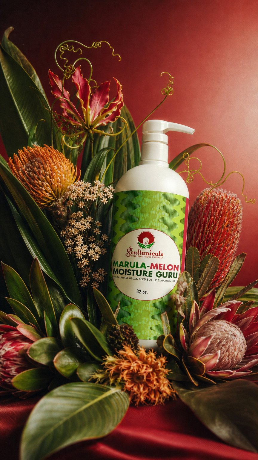 AI product shot of Marula-Melon Moisture Guru- SALON SIZE (Ships by 6/26)