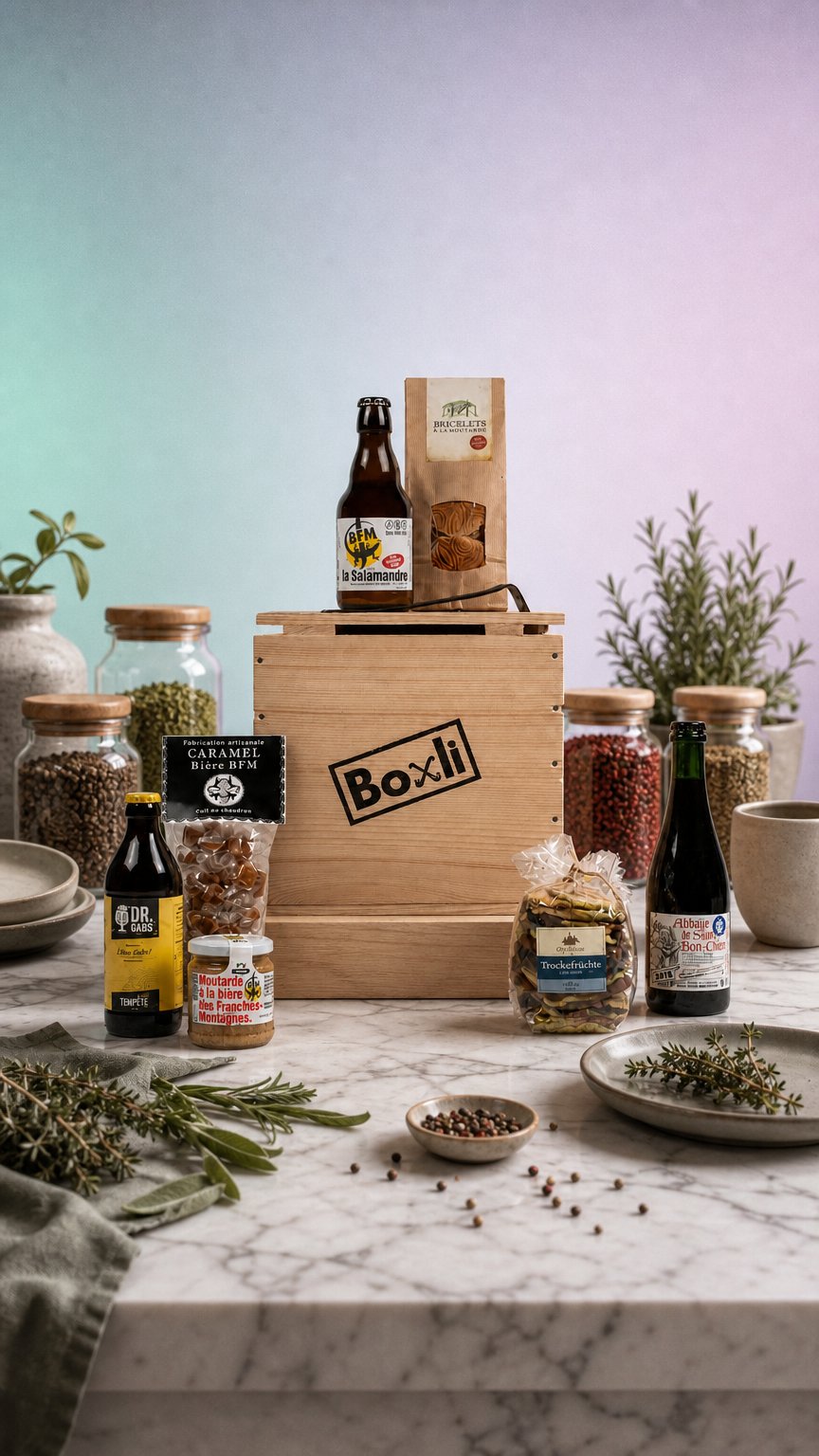 AI product shot of Flavours of Switzerland