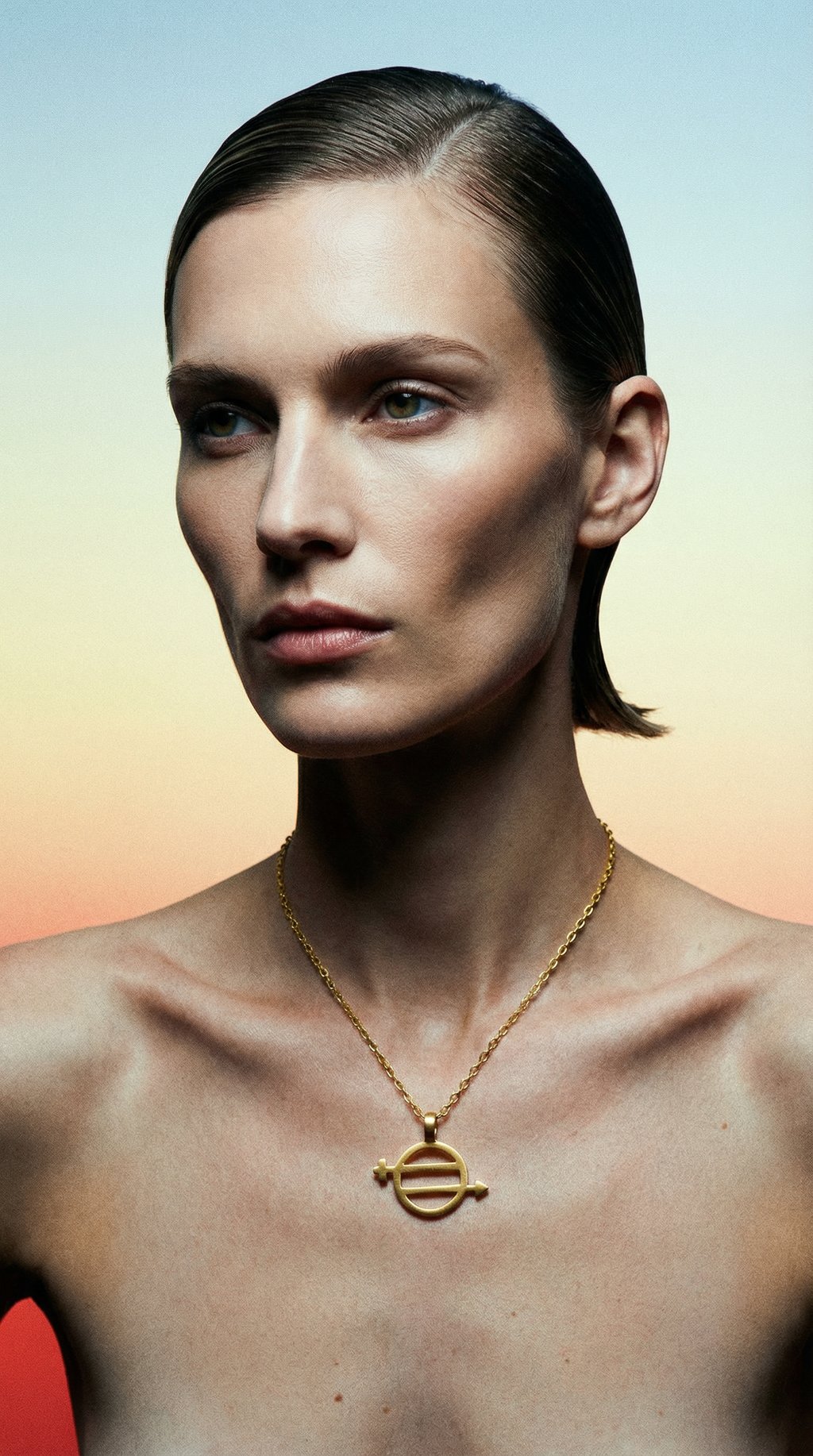 AI product shot of Equal Means Equal - Equality Necklace