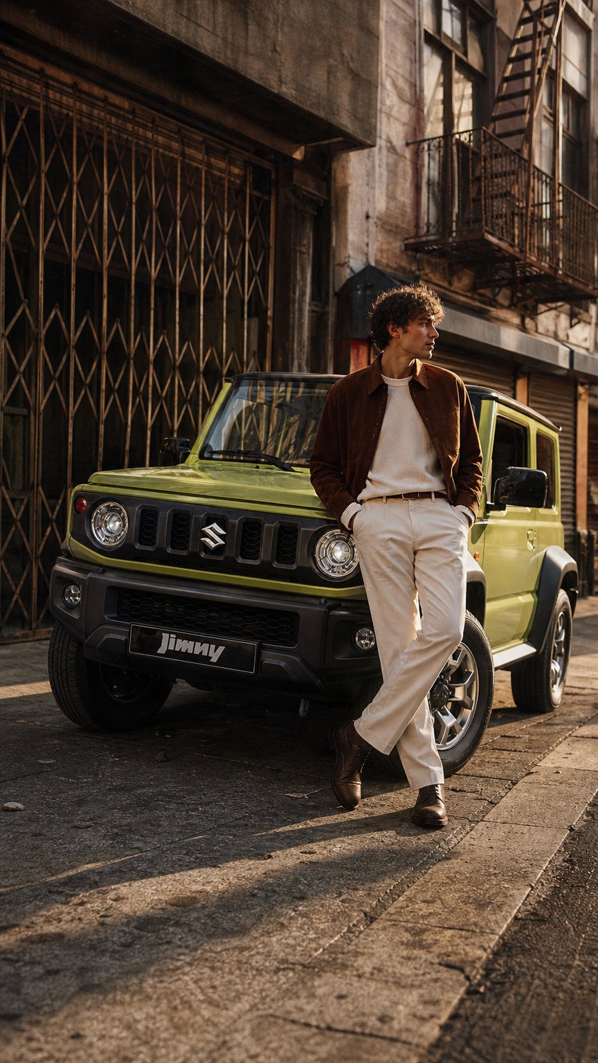 AI product shot of Suzuki Jimny