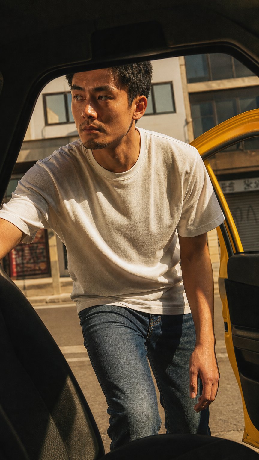 AI product shot of Heavyweight T-Shirt 280 GSM — Oversize Unisex | Custom Print