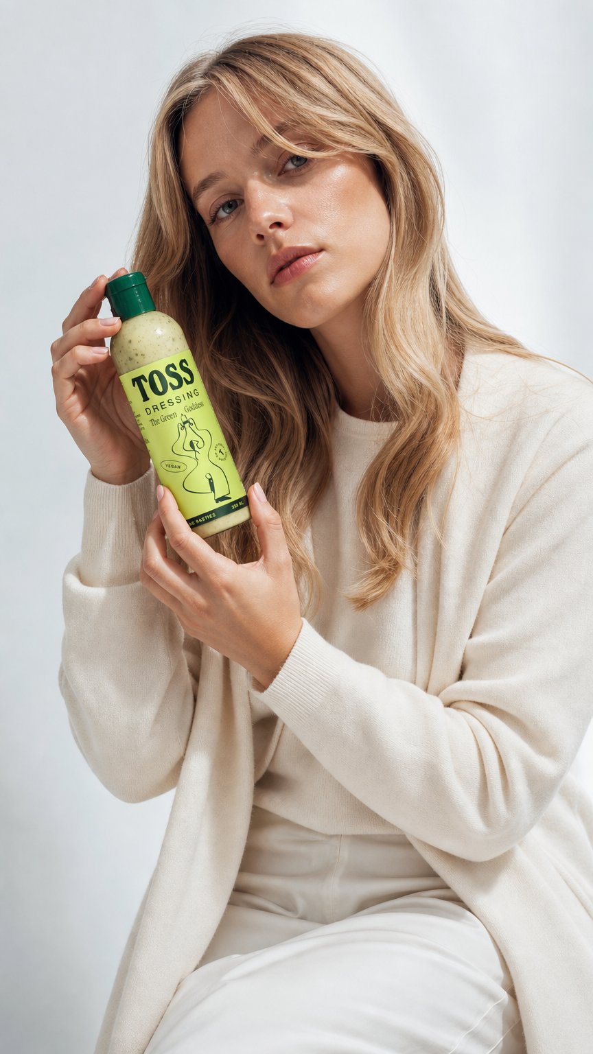 AI product shot of GREEN GODDESS