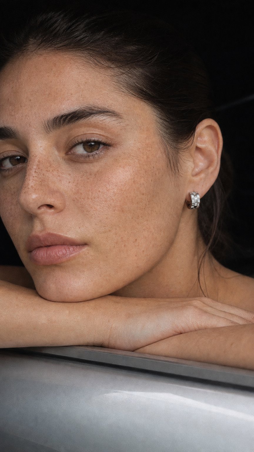 AI product shot of New York Earrings Sterling Silver 925