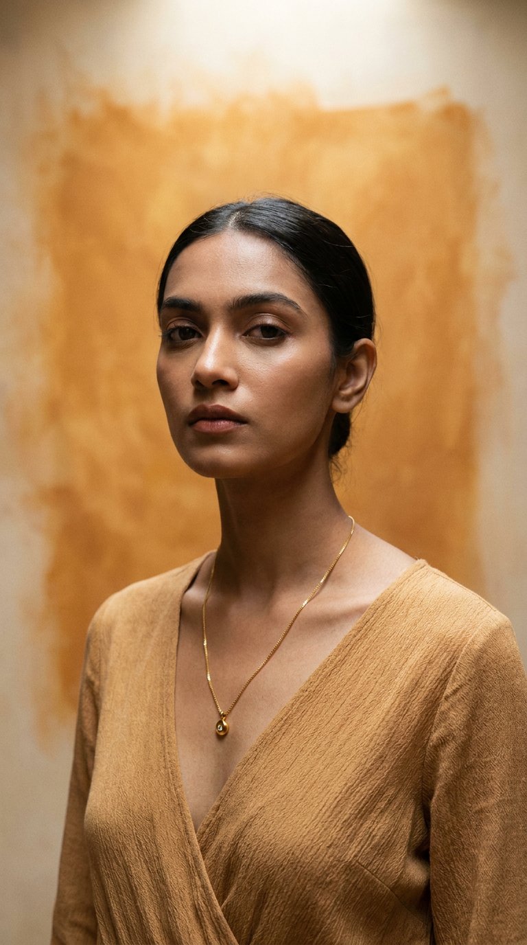 AI product shot of Archive · Birthstone Comfort Necklace in Gold