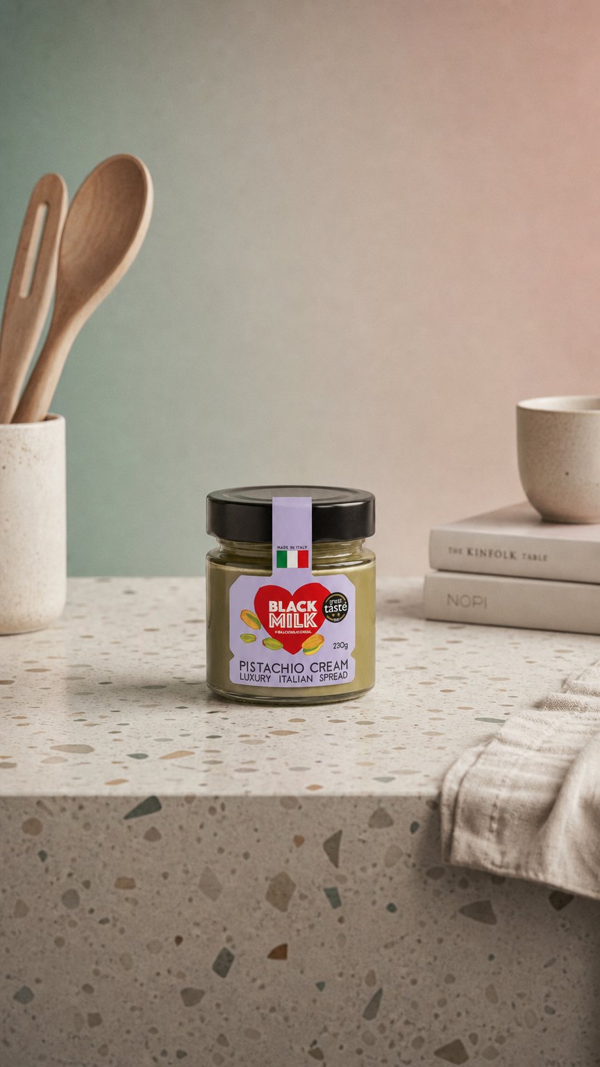 AI product shot of Pistachio Cream 230g