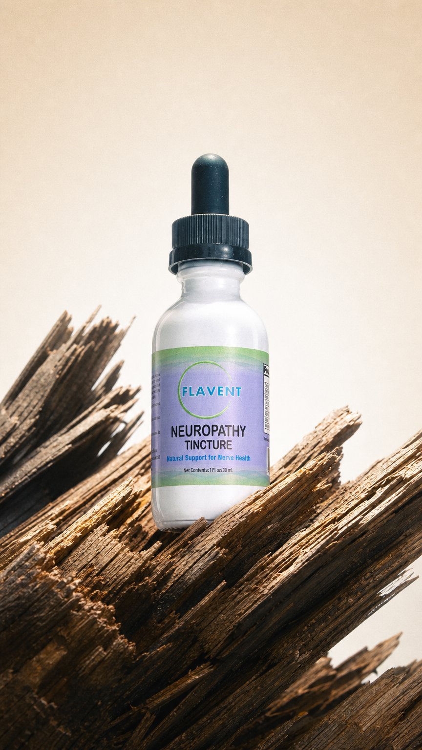 AI product shot of Flavent Neuropathy Tincture