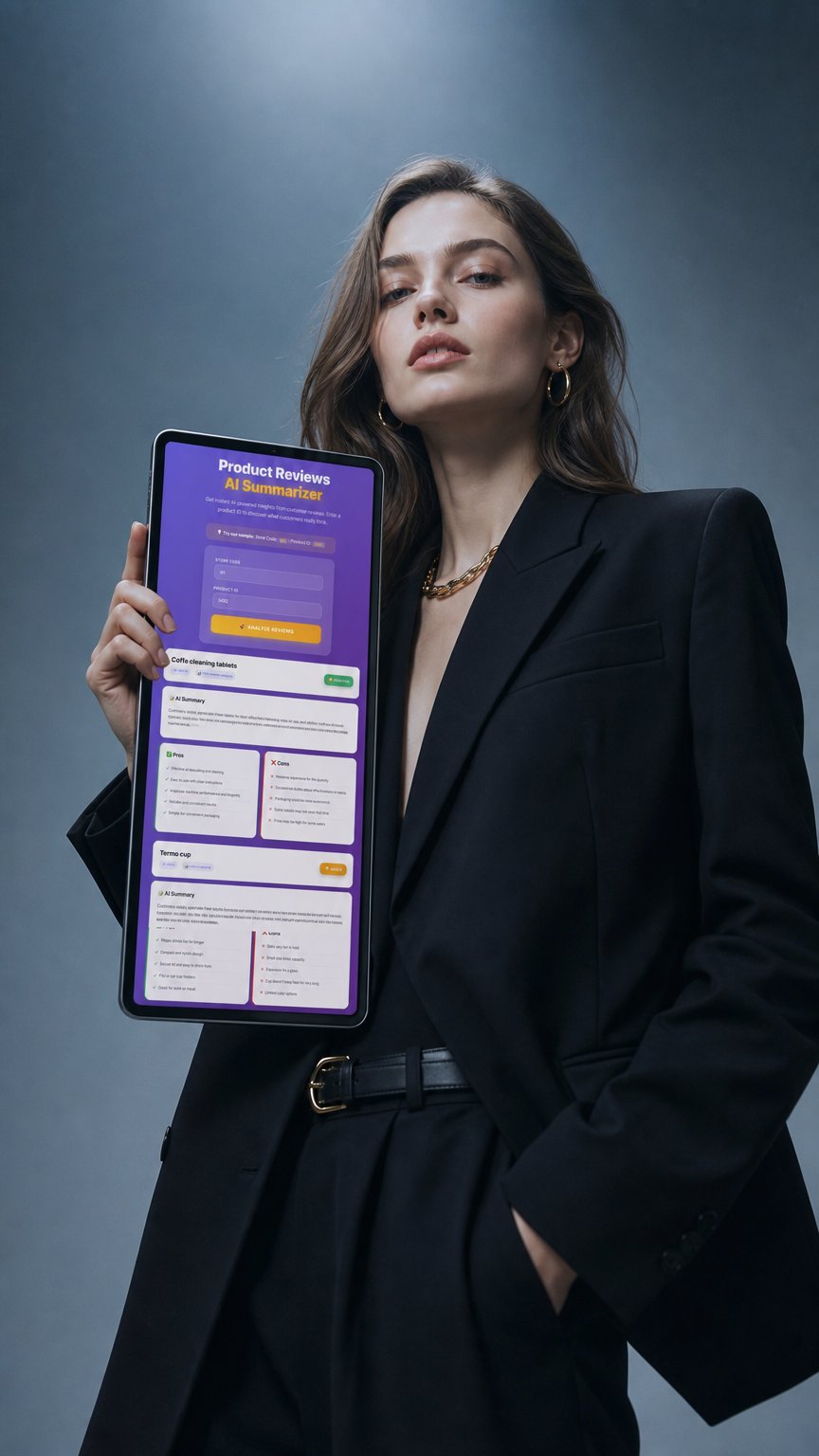 AI product shot of Product Reviews Summarizer