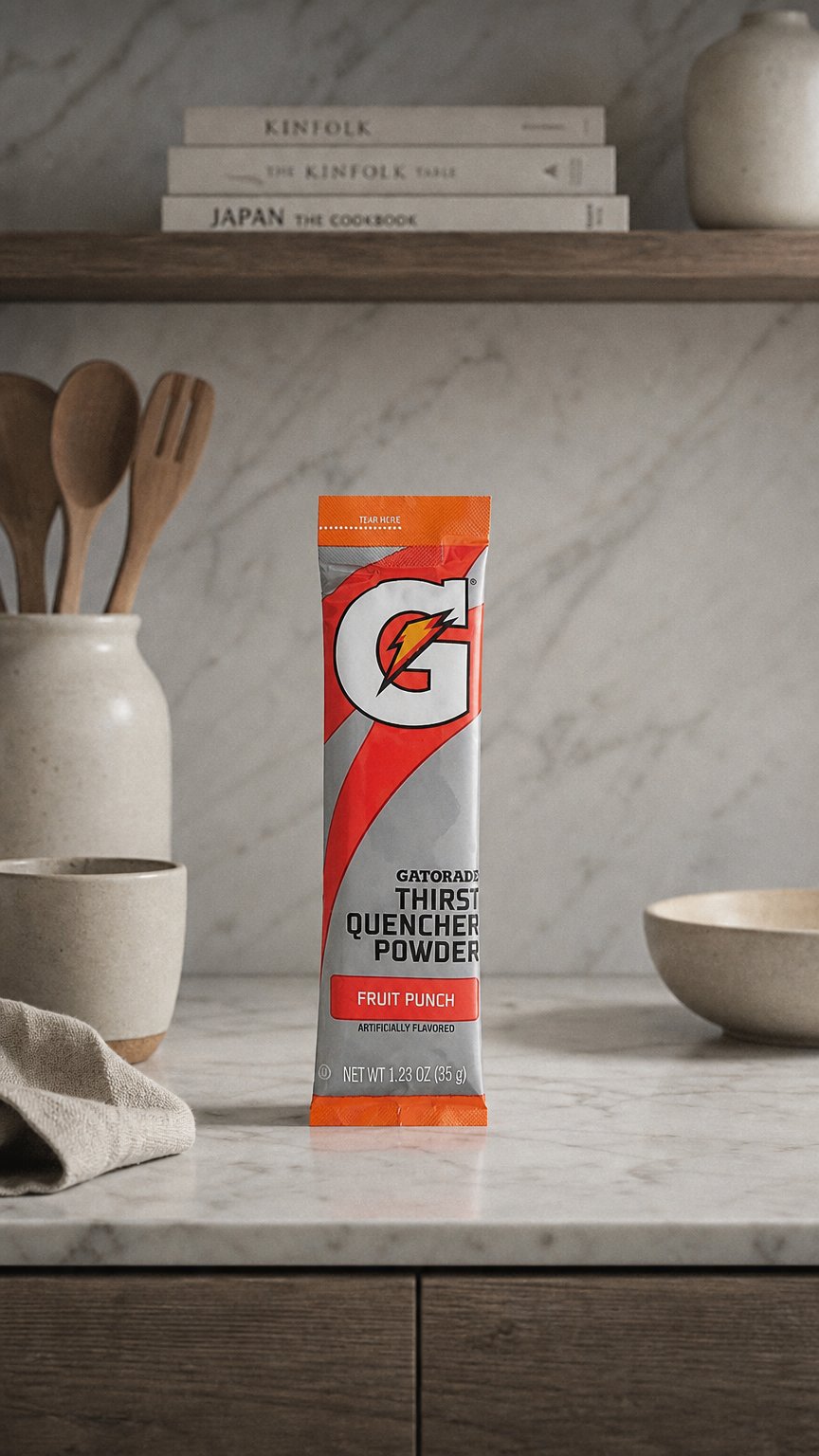 AI product shot of Gatorade® Single Packs - Fruit Punch