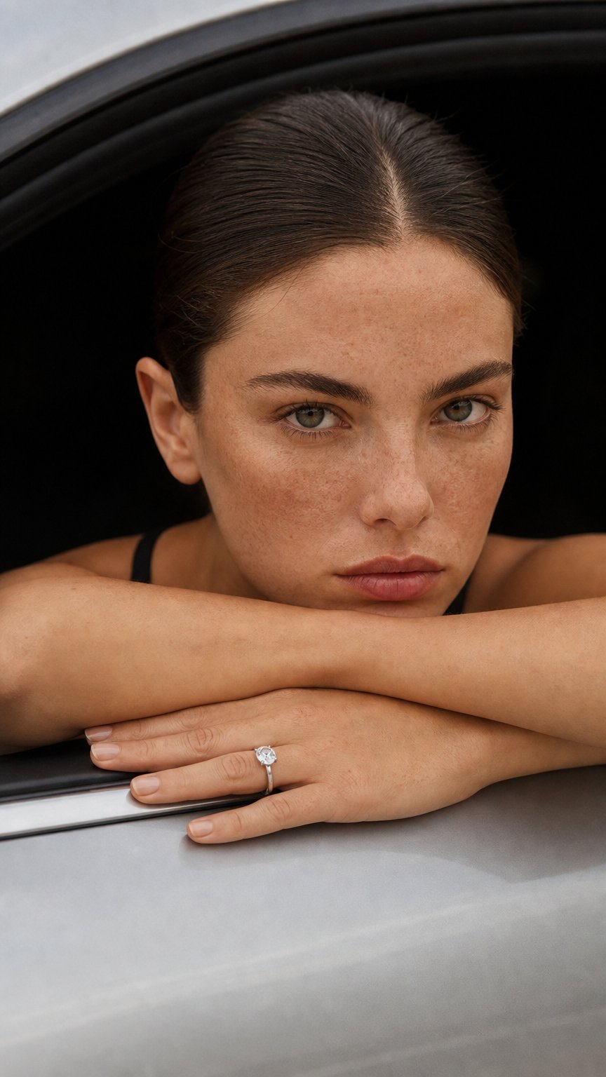 AI product shot of Ovale solitaire verlovingsring Classic · 2.0 ct.