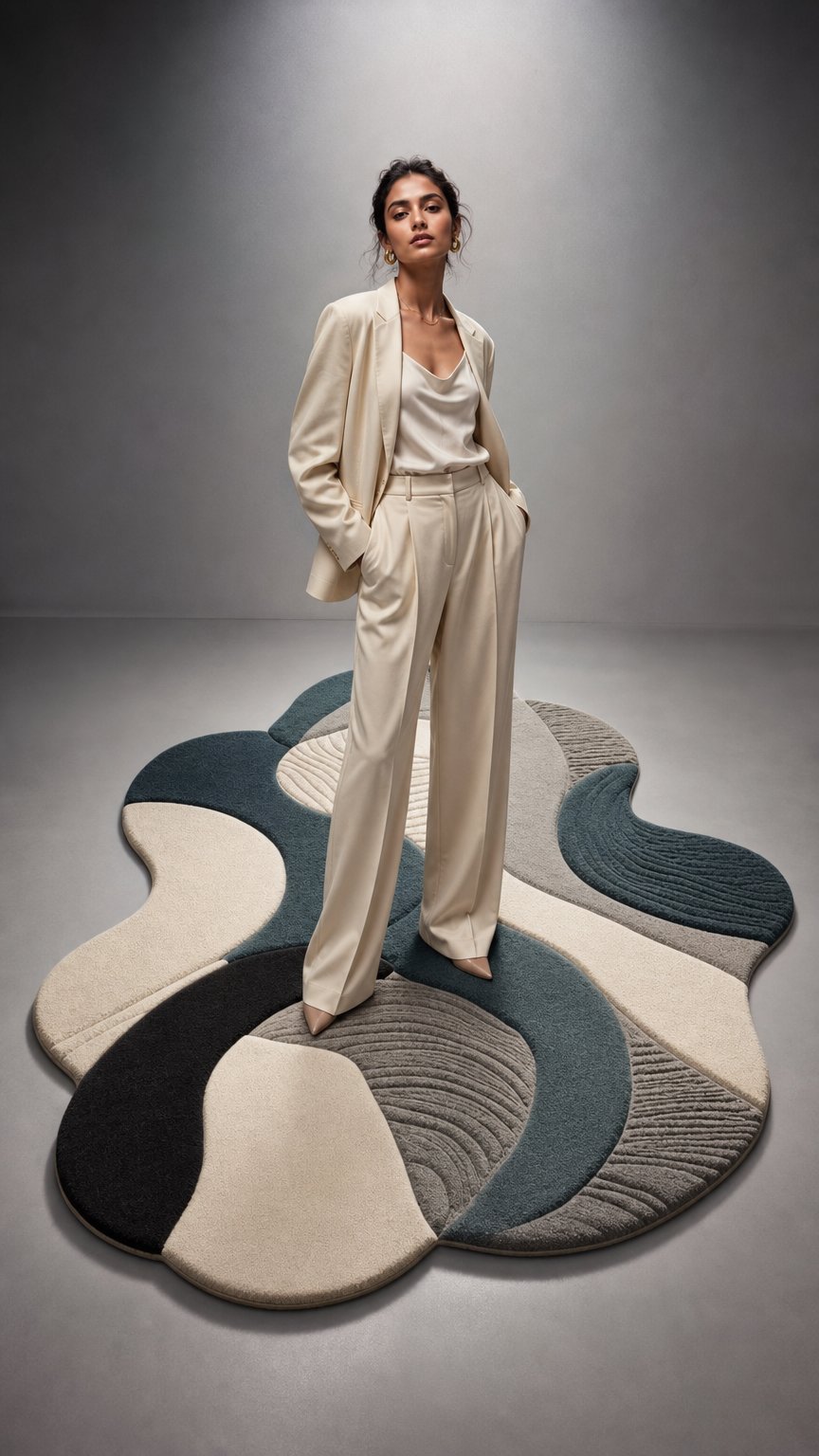 AI product shot of Mirza Carpets