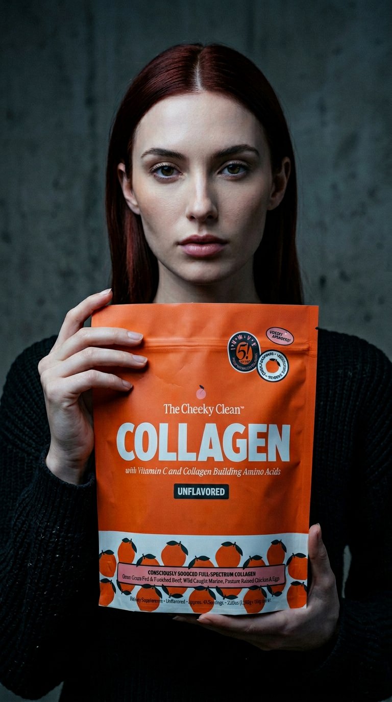 AI product shot of Collagen by TheCheekyClean