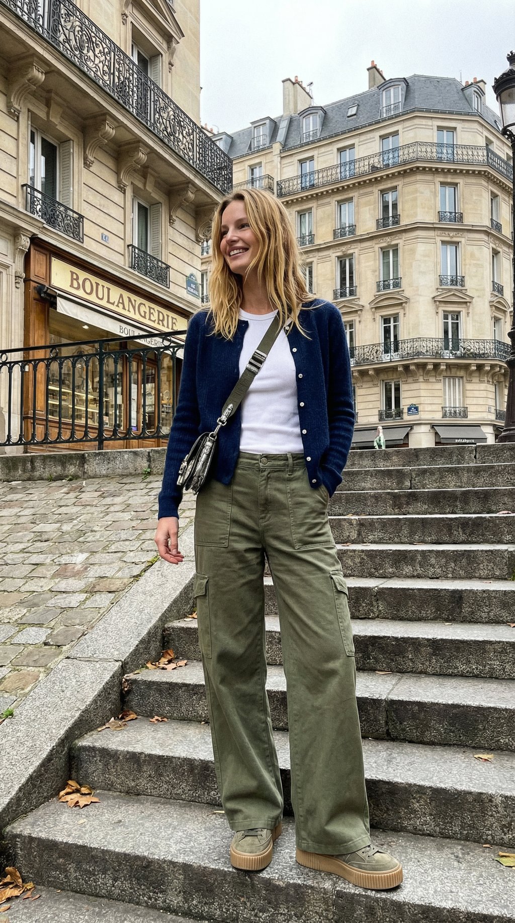AI product shot of Kurze Strickjacke Gaspard