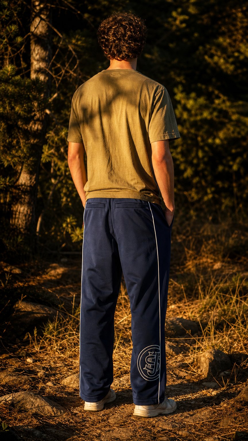AI product shot of SU26 TRACK-PANTS