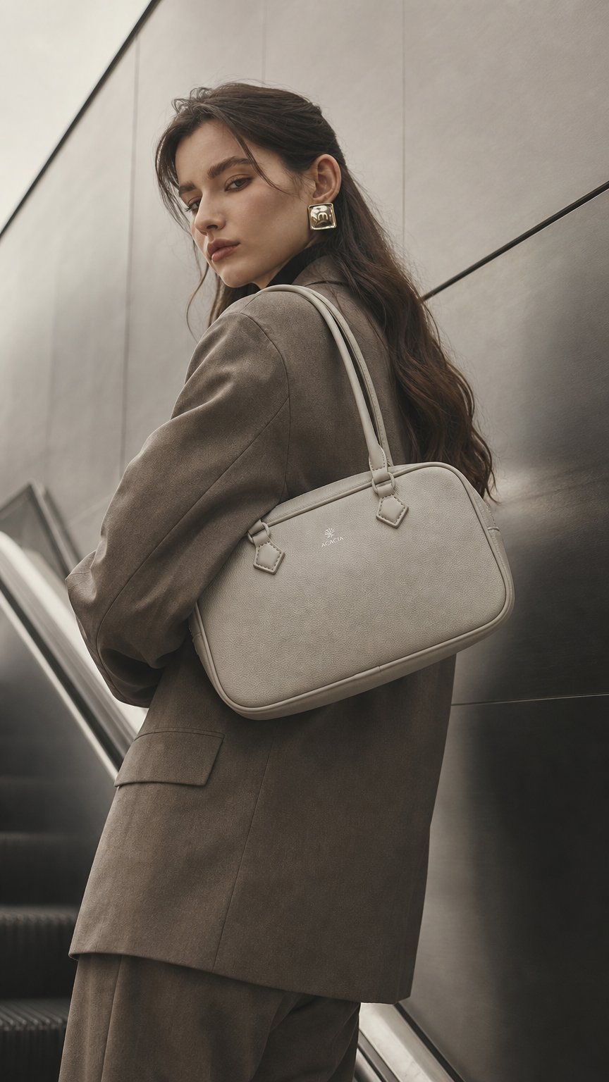 AI product shot of Sage East West Bag