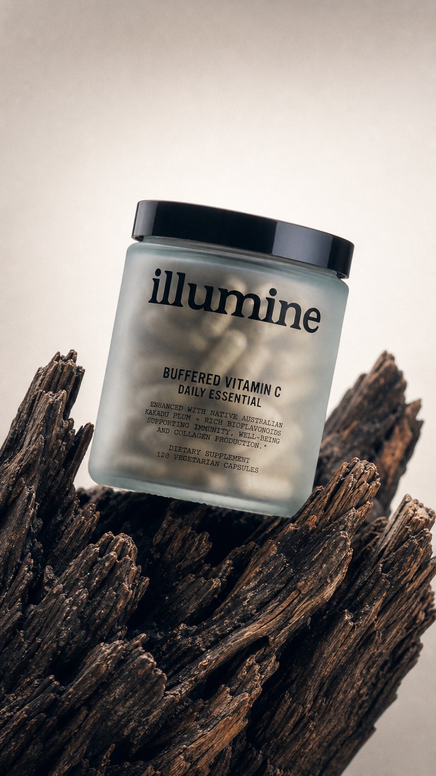 AI product shot of Buffered Vitamin C + Bioflavonoids