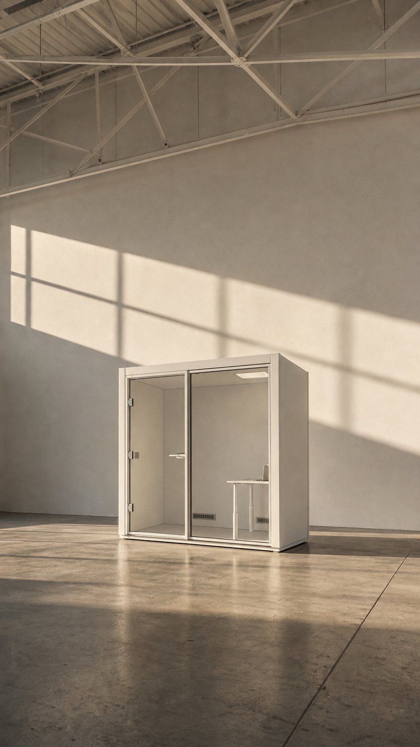 AI product shot of Focus 1 Workspace Pod