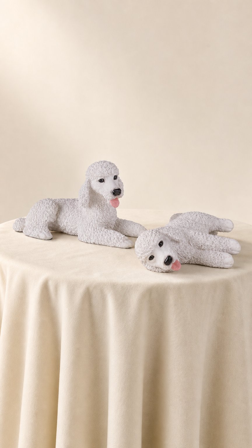 AI product shot of Poodle (White)