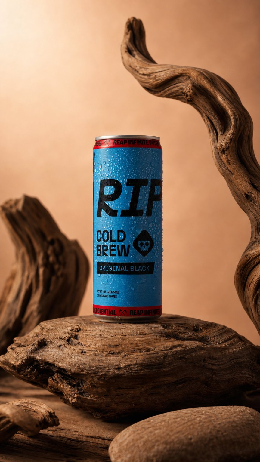 AI product shot of RIP COLD BREW - FULL SEND ORIGINAL BLACK (12 Pack)